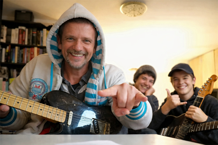 Auch gut, mal draußen Musik